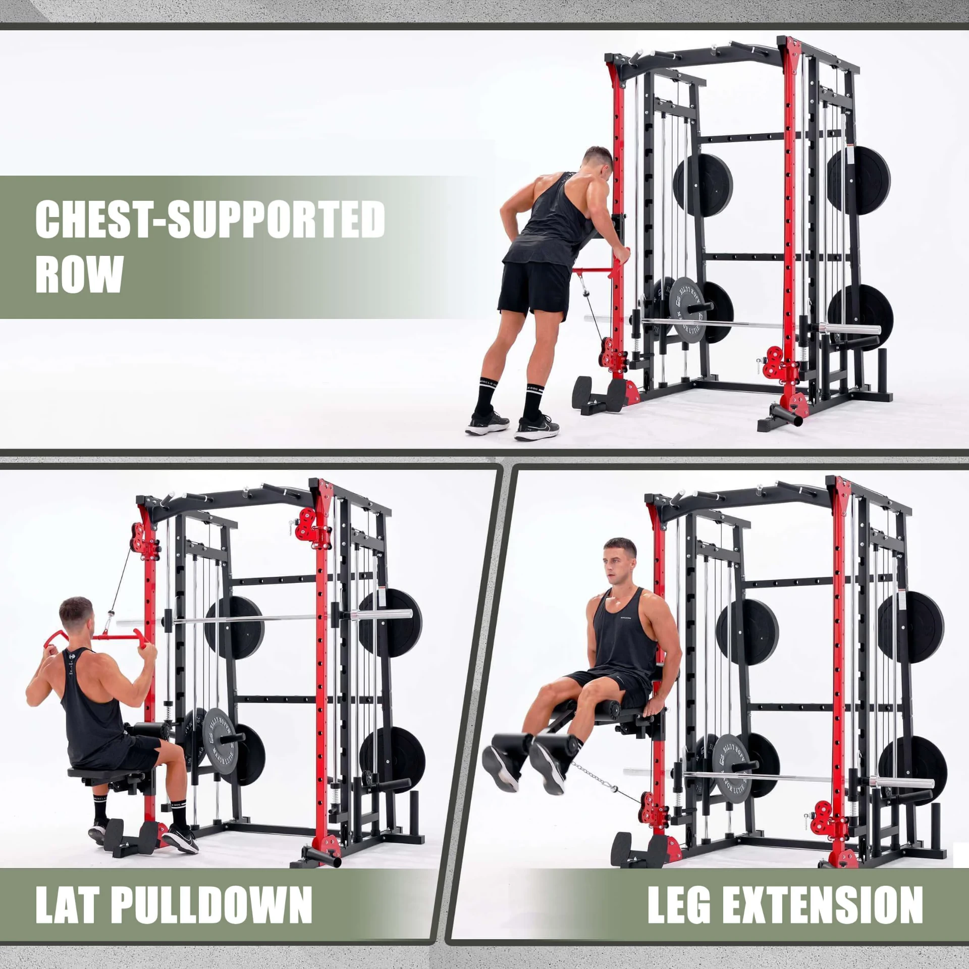2×3″ Rack Mounted Leg Extension | Home Gym Equipment Warehouse
